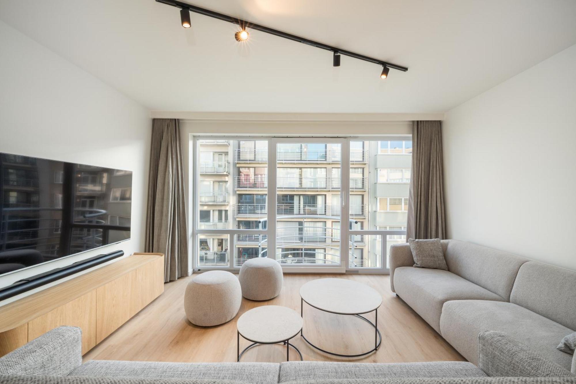 Luxe Comfort App Met Zijdelings Zeezicht En In Centrum * Oostende